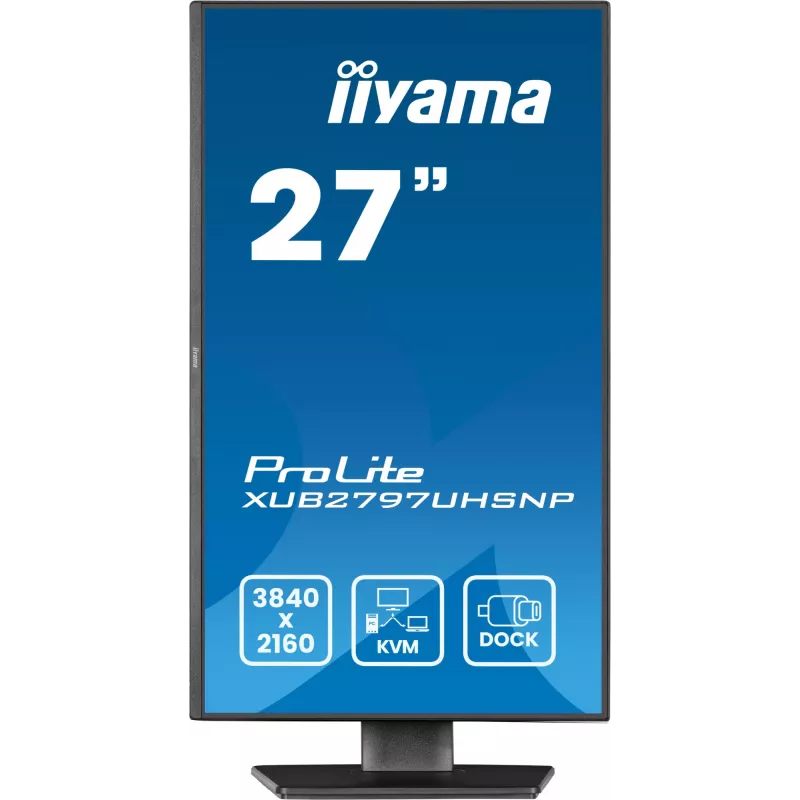 iiyama ProLite XUB2797UHSNP-B1 Computer Monitor 68,6 cm (27 Zoll) 3840 x 2160 Pixel 4K Ultra HD LED Schwarz