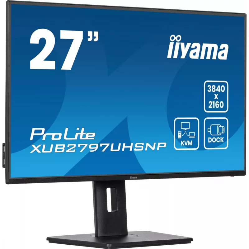 iiyama ProLite XUB2797UHSNP-B1 Computer Monitor 68,6 cm (27 Zoll) 3840 x 2160 Pixel 4K Ultra HD LED Schwarz