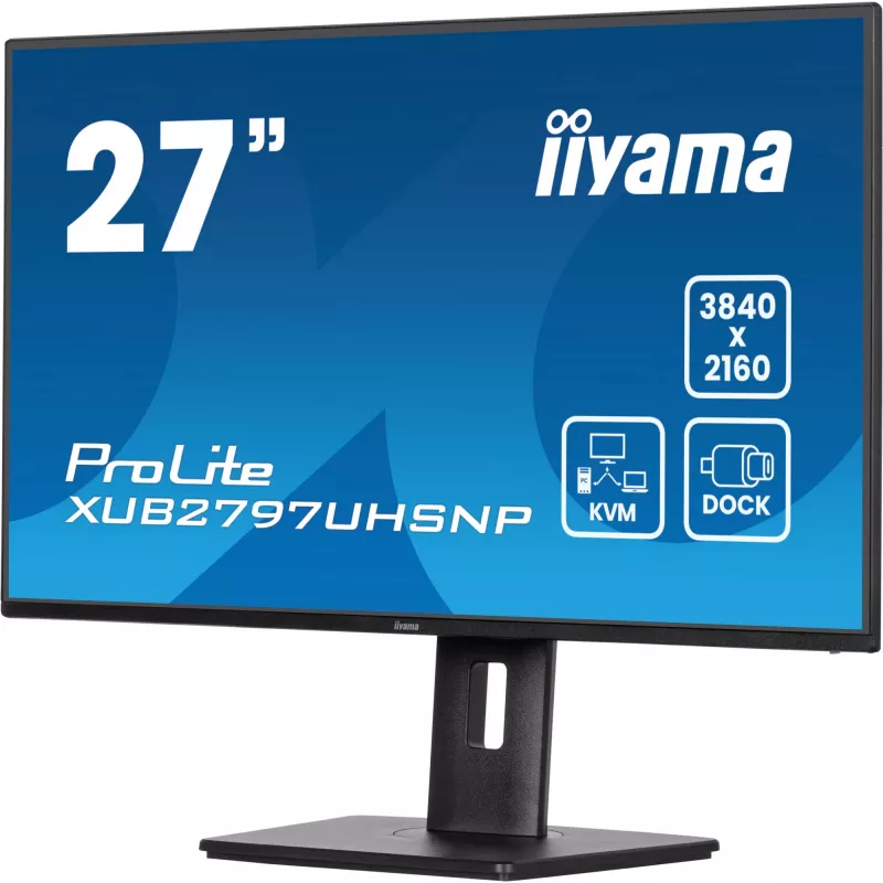 iiyama ProLite XUB2797UHSNP-B1 Computer Monitor 68,6 cm (27 Zoll) 3840 x 2160 Pixel 4K Ultra HD LED Schwarz