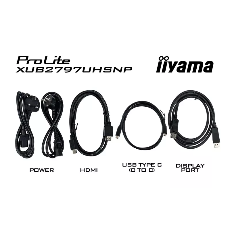 iiyama ProLite XUB2797UHSNP-B1 Computer Monitor 68,6 cm (27 Zoll) 3840 x 2160 Pixel 4K Ultra HD LED Schwarz