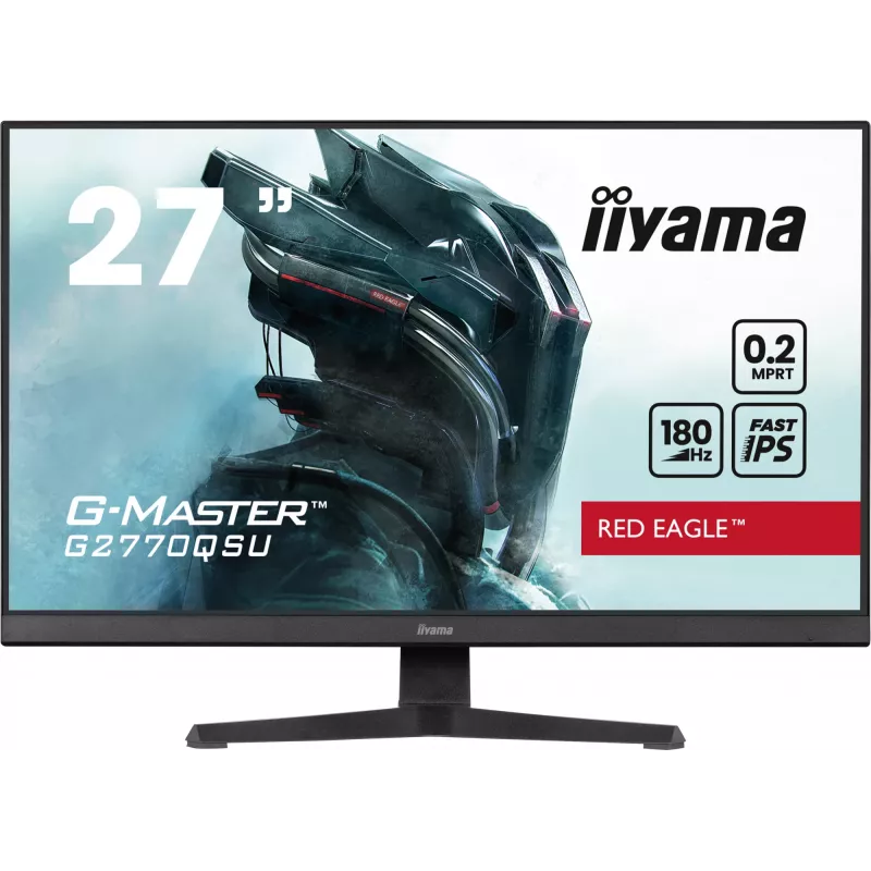 iiyama G-MASTER G2770QSU-B6 Computer Monitor 68,6 cm (27 Zoll) 2560 x 1440 Pixel Wide Quad HD LED Schwarz