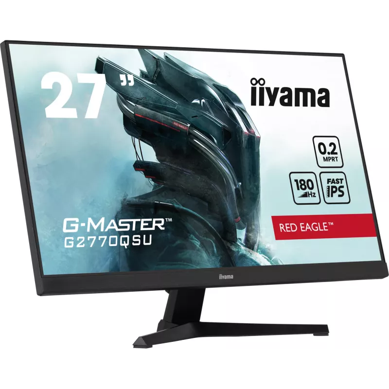 iiyama G-MASTER G2770QSU-B6 Computer Monitor 68,6 cm (27 Zoll) 2560 x 1440 Pixel Wide Quad HD LED Schwarz