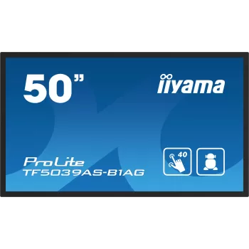 iiyama TF5039AS-B1AG Computermonitor 125,7 cm (49,5 Zoll) 3840 x 2160 Pixel 4K Ultra HD LED Touchscreen Schwarz