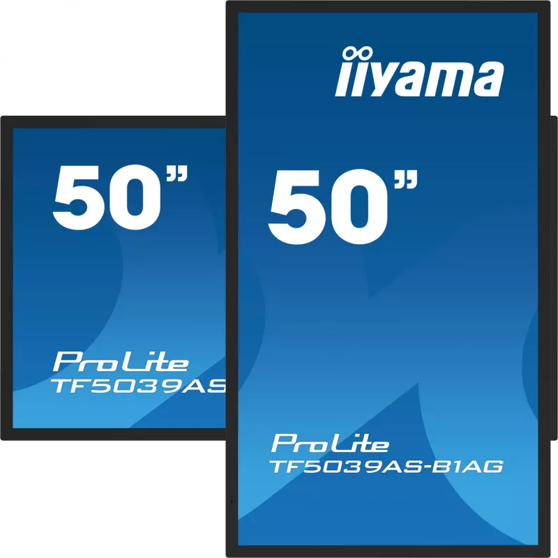 iiyama TF5039AS-B1AG Computermonitor 125,7 cm (49,5 Zoll) 3840 x 2160 Pixel 4K Ultra HD LED Touchscreen Schwarz