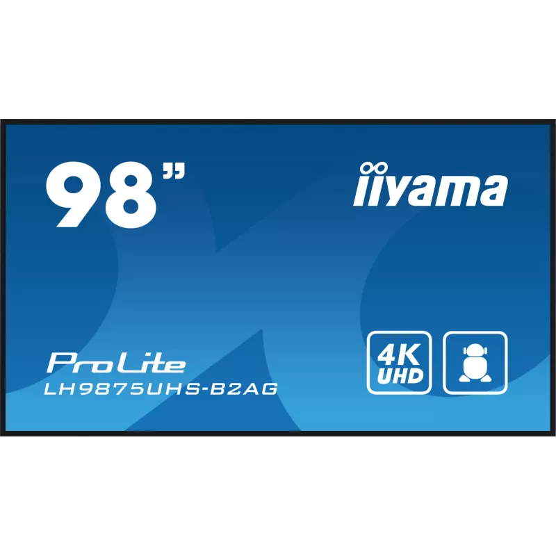 Digital-Signage-Flachbildschirm iiyama LH9875UHS-B2AG 97,5 Zoll LED 4K Ultra HD 3840 x 2160