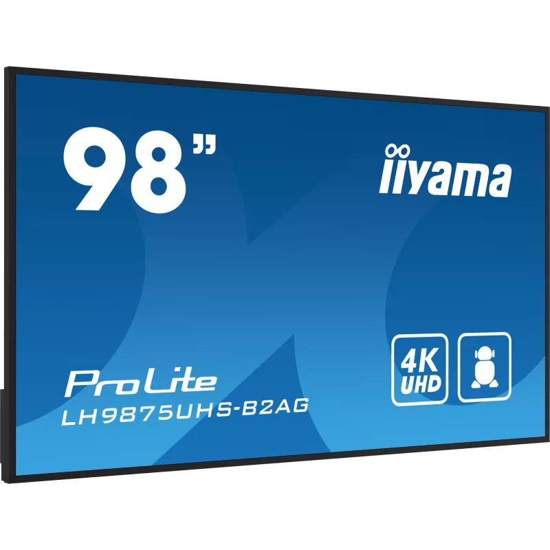 Digital-Signage-Flachbildschirm iiyama LH9875UHS-B2AG 97,5 Zoll LED 4K Ultra HD 3840 x 2160