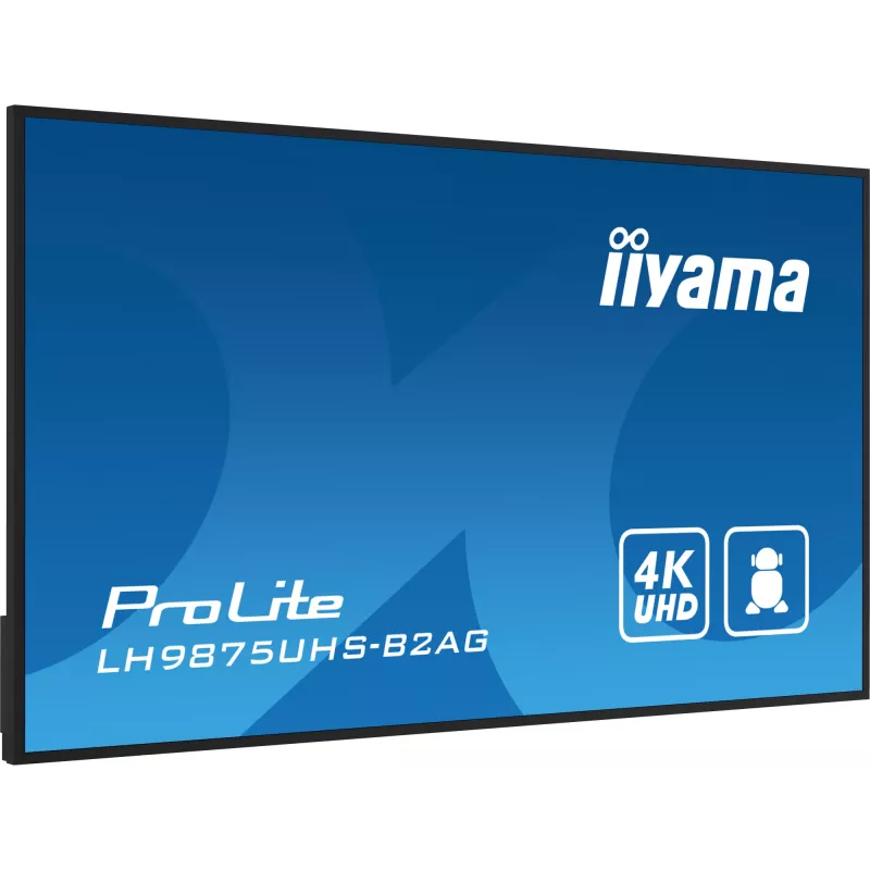 Digital-Signage-Flachbildschirm iiyama LH9875UHS-B2AG 97,5 Zoll LED 4K Ultra HD 3840 x 2160