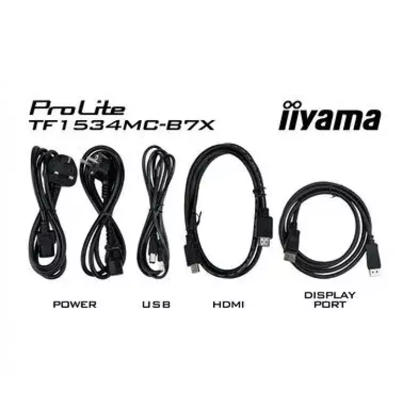 iiyama TF1534MC-B7X Computer-Monitor 38,1 cm (15 Zoll) 1024 x 768 Pixel XGA LED Touchscreen Multi-User Schwarz