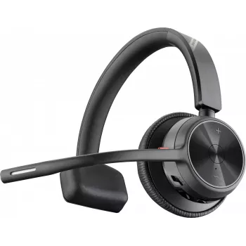 HP Poly Voyager 4310 USB-A Headset +BT700 Dongle, kabellos, Büro/Callcenter, 20 - 20000 Hz, 122 g, Headset, Schwarz