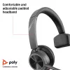 HP Poly Voyager 4310 USB-A Headset +BT700 Dongle, kabellos, Büro/Callcenter, 20 - 20000 Hz, 122 g, Headset, Schwarz