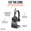 HP Poly Voyager 4310 UC Mono-Headset + BT700 USB-A-Adapter + Ladestation