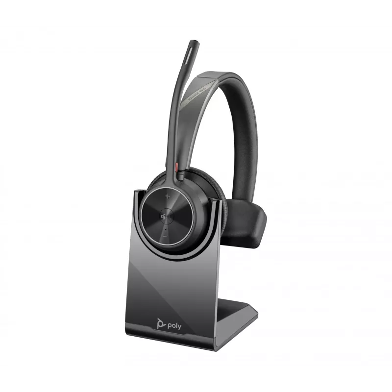 HP Poly Voyager 4310 Microsoft Teams zertifiziertes Headset + BT700 Dongle + Ladestation