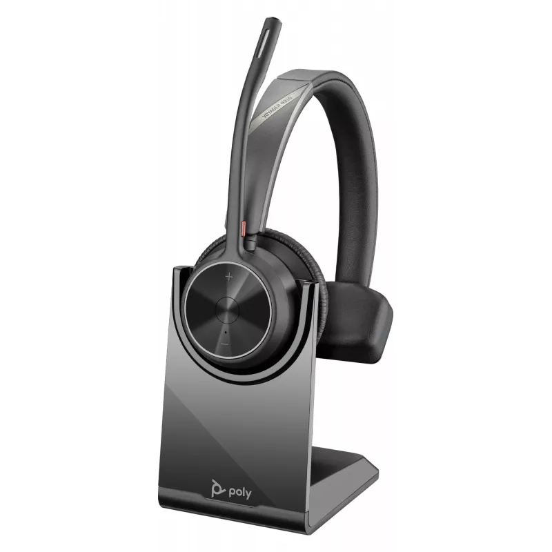 HP Poly Voyager 4310 USB-C Headset + BT700 Dongle + Ladestation