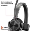 HP Poly Voyager 4310 USB-C Headset + BT700 Dongle + Ladestation