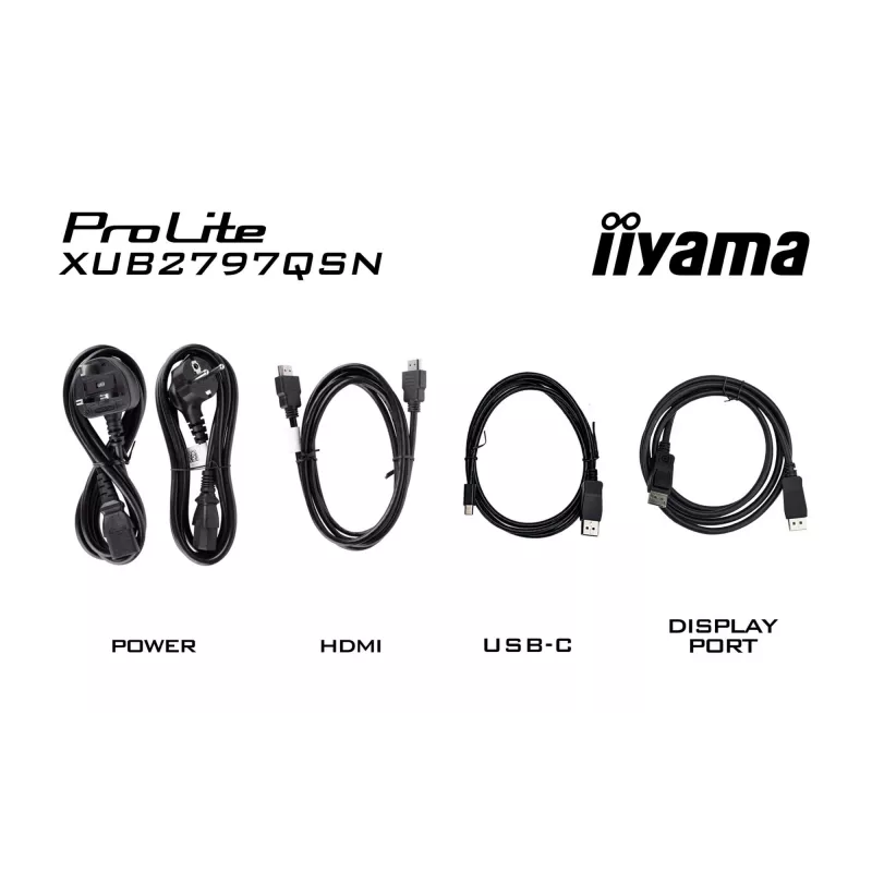 iiyama ProLite XUB2797QSN-B2 Computer Monitor 68,6 cm (27 Zoll) 2560 x 1440 Pixel Quad HD LED Schwarz