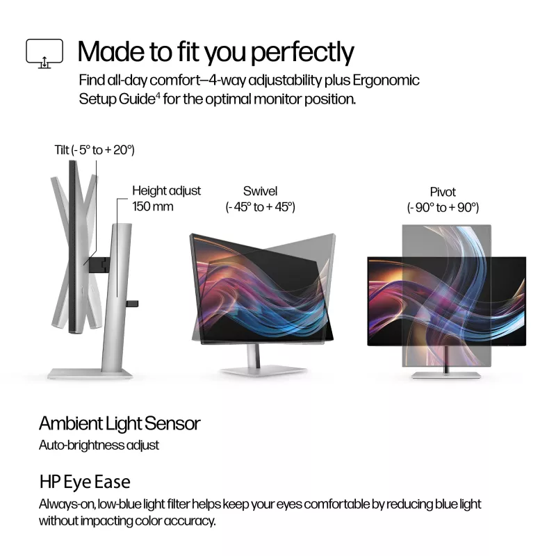 Monitor HP Series 7 Pro 27 Zoll 4K Thunderbolt 4 LCD 3840 x 2160