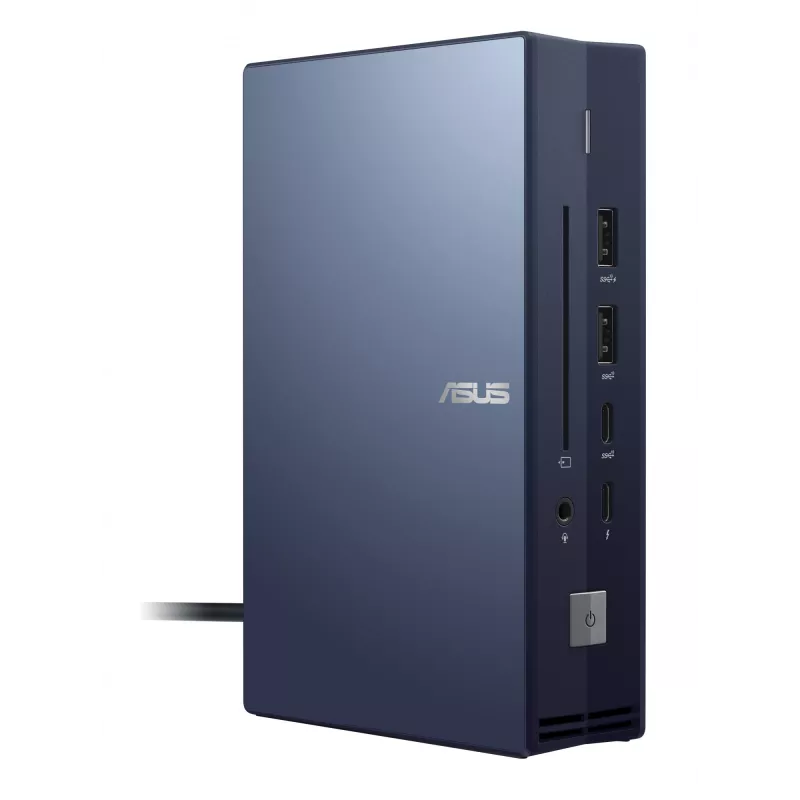 Dockingstation ASUS SimPro Dock 2 Kabelgebunden Thunderbolt 3 — HDMI 2.0, DP 1.4, VGA, 3x USB-A, TB3-Host, Gigabit Ethernet, Kensington-Schloss
