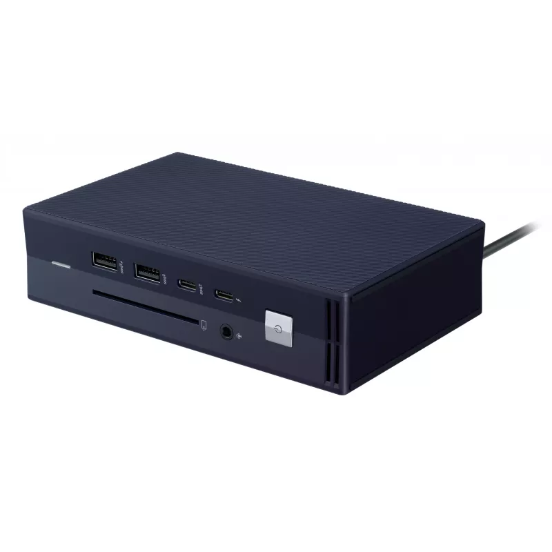 Dockingstation ASUS SimPro Dock 2 Kabelgebunden Thunderbolt 3 — HDMI 2.0, DP 1.4, VGA, 3x USB-A, TB3-Host, Gigabit Ethernet, Kensington-Schloss