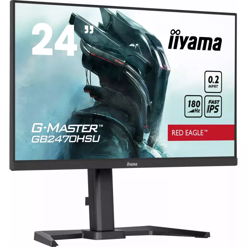 iiyama G-MASTER GB2470HSU-B6 Computer Monitor 60,5 cm (23,8 Zoll) 1920 x 1080 Pixel Full HD LCD Schwarz