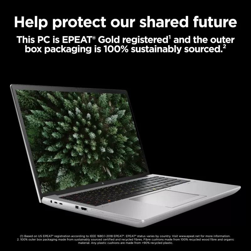 HP ZBook Fury 16 G11 Intel® Core™ i9 i9-14900HX 40,6 cm (16 Zoll) WQUXGA 64 GB DDR5-SDRAM NVIDIA RTX 4000 Ada Wi-Fi 7 (802.11be) Windows 11 Pro AI Workstation, AI PC
