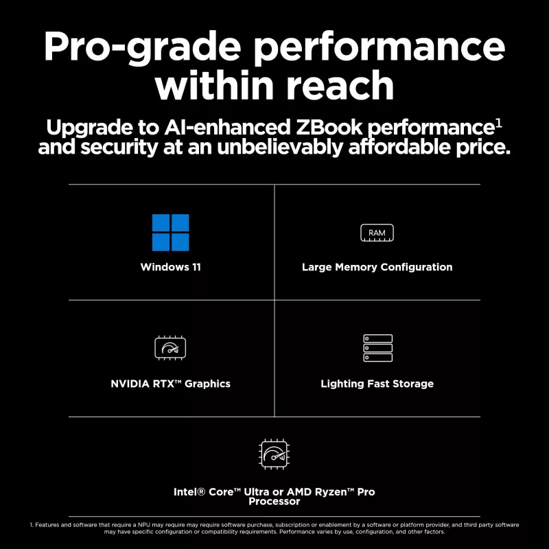 HP ZBook Power G11 A AMD Ryzen™ 7 8845HS 40,6 cm (16 Zoll) WQXGA 32 GB DDR5-SDRAM NVIDIA RTX A1000 Wi-Fi 6E (802.11ax) Windows 11 Pro AI PC