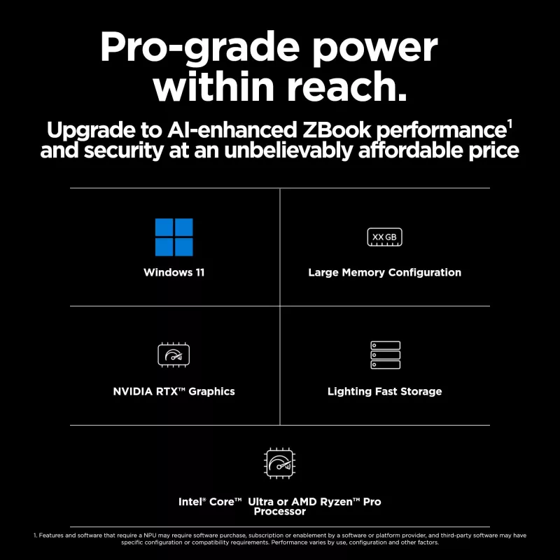HP ZBook Power G11 A AMD Ryzen™ 7 8845HS 40,6 cm (16 Zoll) WQXGA 32 GB DDR5-SDRAM NVIDIA RTX A1000 Wi-Fi 6E (802.11ax) Windows 11 Pro AI PC