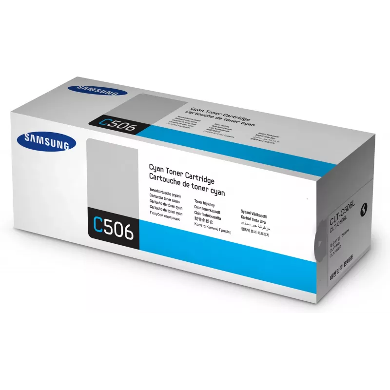 Samsung CLT-C506L High-Yield Original Cyan Tonerkartusche, 1 Stk.