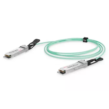 DIGITUS 100G QSFP28 zu QSFP28 aktives optisches Kabel MMF 850nm 10m