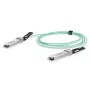 DIGITUS 100G QSFP28 zu QSFP28 aktives optisches Kabel MMF 850nm 10m