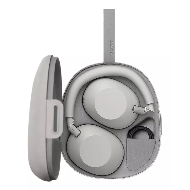 Sony WH-1000XM6 Headset Kabelgebunden & Kabellos Kopfband Telefonate/Musik/Sport/Alltag USB Typ-C Bluetooth Grau