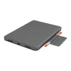 LOGITECH Folio Touch Tastaturhülle mit Hintergrundbeleuchtung und Trackpad Oxford Grau für iPad Air (4. Generation) Deutsch Qwertz