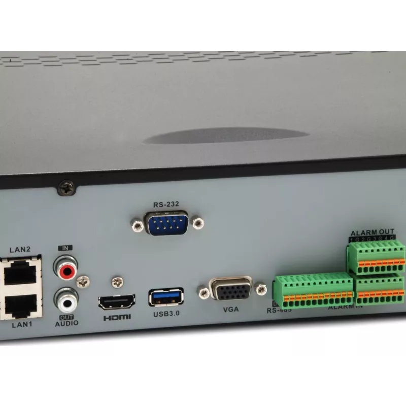 LevelOne NVR-1332 4-Bay Netzwerk-Videorekorder H.265 32 Kanäle 3840x2160