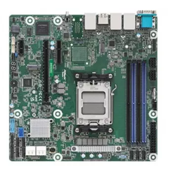 Motherboard ASRock B650D4U micro ATX Server AMD B650 Express Socket AM5 DDR5, 4x DIMM, 32GB, 2x LAN, IPMI, 4x SATA III, M.2