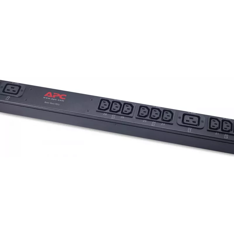 APC Rack PDU, Basic, Zero U, 11 kW, 230V, (36) C13 & (6) C19 Stromverteilereinheit (PDU) 42 Wechselstromausgänge 0U schwarz