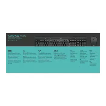 LOGITECH Mk540 Advanced Kabelloses Tastatur- und Maus-Set - Azerty Belgisch