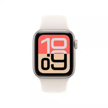 APPLE Watch SE 3 GPS + Cellular 40mm Starlight Aluminium Case mit Starlight Sport Band M/L