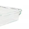 EMSA CLIP & CLOSE N10511 Rechteckiges Set Blau, Transparent 3 Stück