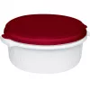 EMSA 518999 Vorratsdose Rot, Weiß 3 Stück