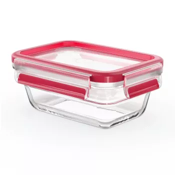 EMSA CLIP & CLOSE N10405 Rechteckige Dose 0,8 l transparent, 1 Stk.