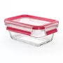 EMSA CLIP & CLOSE N10405 Rechteckige Dose 0,8 l transparent, 1 Stk.