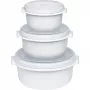 Lebensmittel-Aufbewahrungsbehälter EMSA 459061200 Weiß 3 Stück 190x200x250 mm