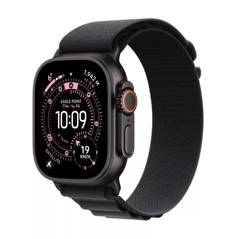 APPLE Watch Ultra 3 (2025) LTE 49mm Titangehäuse mit Alpine Loop Large - Schwarz