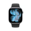 APPLE Watch Series 11 GPS 46mm Space Graues Aluminiumgehäuse mit schwarzem Sportarmband S/M
