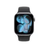 APPLE Watch Series 11 GPS + Cellular 42mm Space Grey Aluminium Gehäuse mit schwarzem Sportarmband S/M