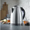 WMF Stelio 0413020012 Wasserkocher 1,7 L 2400 W Schwarz, Edelstahl