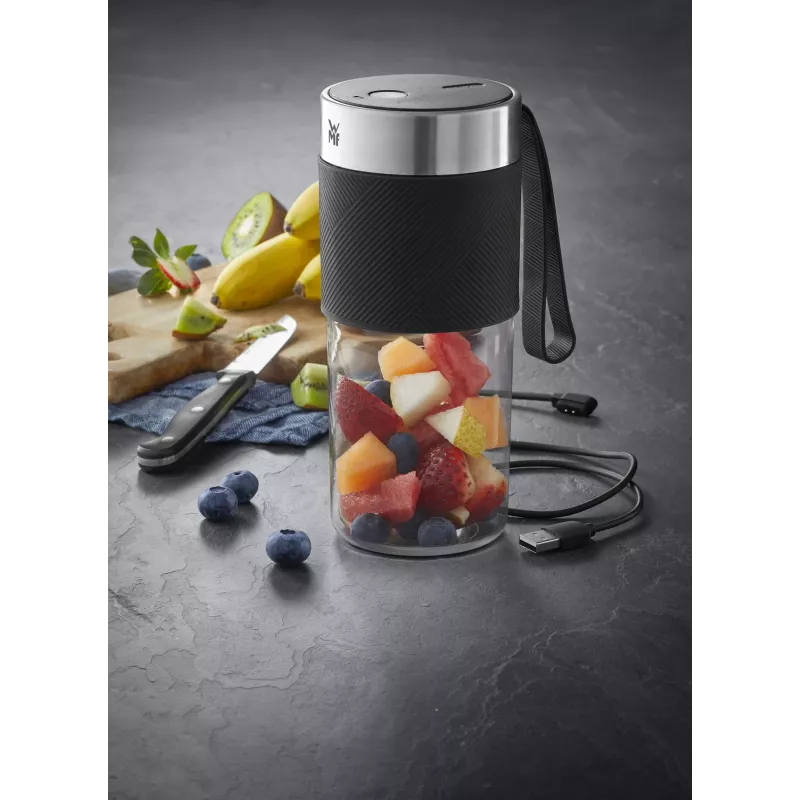WMF KITCHENminis 0416700011 0,3 L Standmixer 50 W Schwarz, Edelstahl, Transparent
