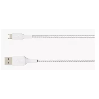 BELKIN Lightning>USB-A-Kabel Geflecht 0,15 m Weiß