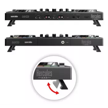 Hercules Inpulse 500 Digital Vinyl System (DVS) Scratcher Schwarz