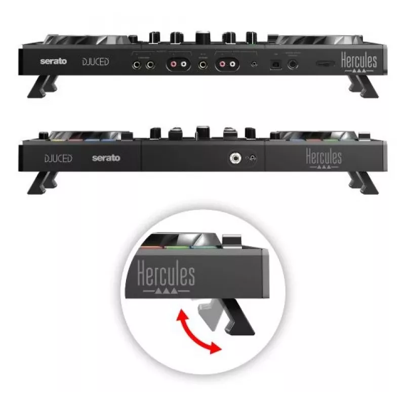 Hercules Inpulse 500 Digital Vinyl System (DVS) Scratcher Schwarz