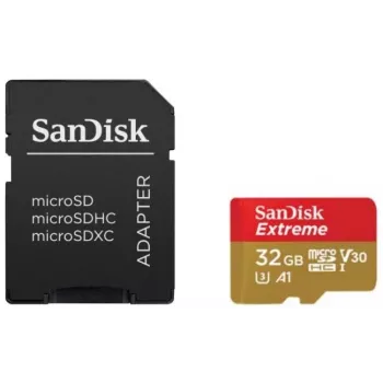 WESTERN DIGITAL SanDisk Micro SDHC Speicherkarte Extreme, 32 GB, 100 MB/s, 2er-Pack